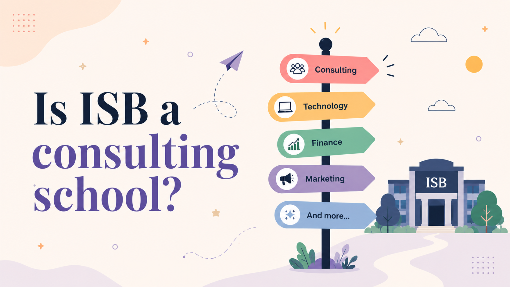 Is ISB a consulting school?