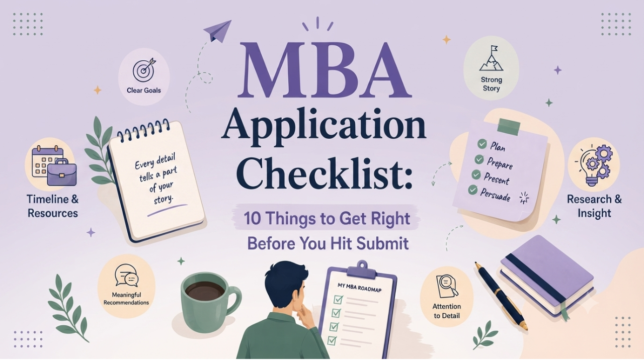 MBA Application Checklist: 10 Things to Get Right Before You Hit Submit