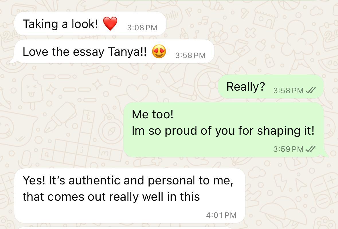 Chat screenshot