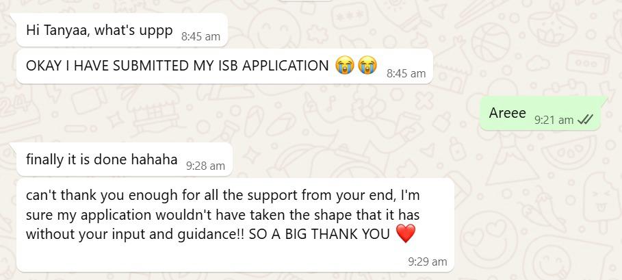 Chat screenshot