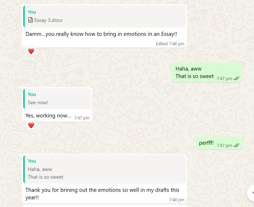 Chat screenshot