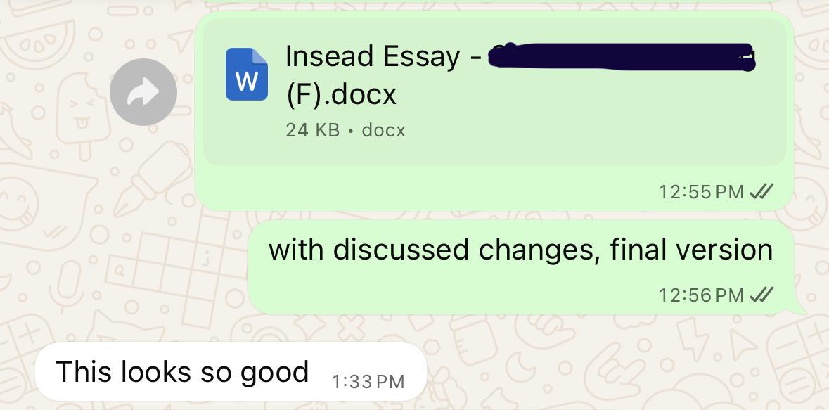Chat screenshot
