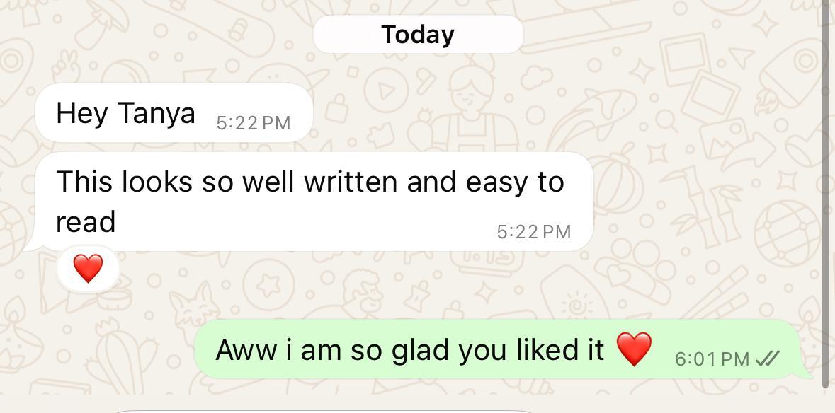Chat screenshot