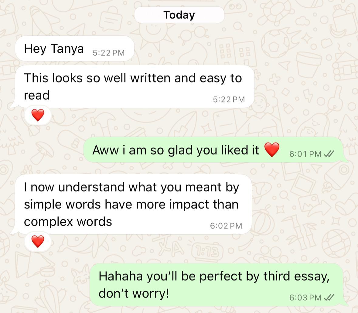 Chat screenshot
